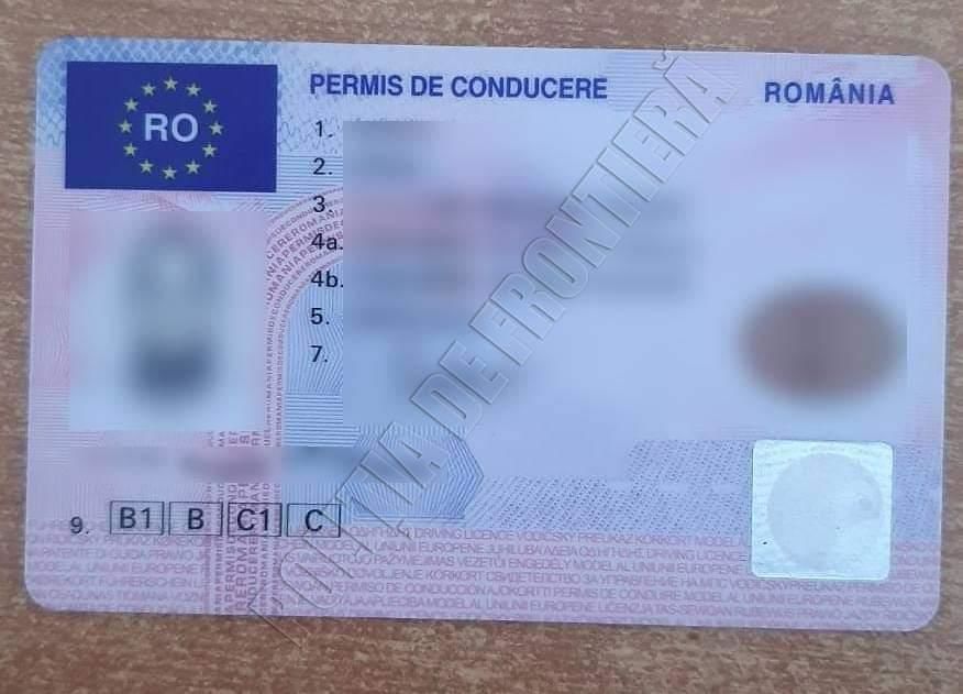 Житель Кишинёва купил права за €150 и попался с ними на границе