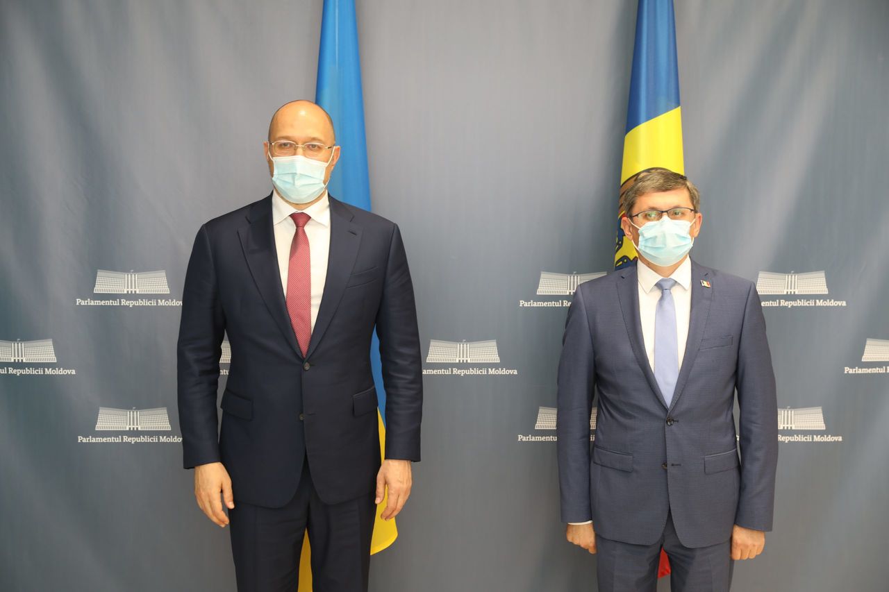 Спикер Игорь Гросу провел встречу с премьер-министром Украины