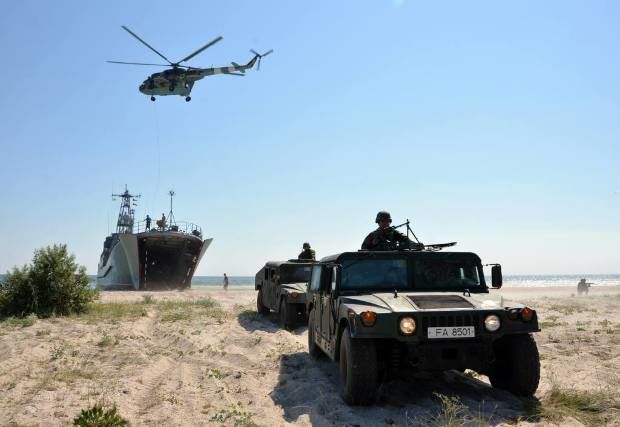 15 единиц техники и 80 военнослужащих дислоцированы для многонациональных учений Sea Breeze 2018