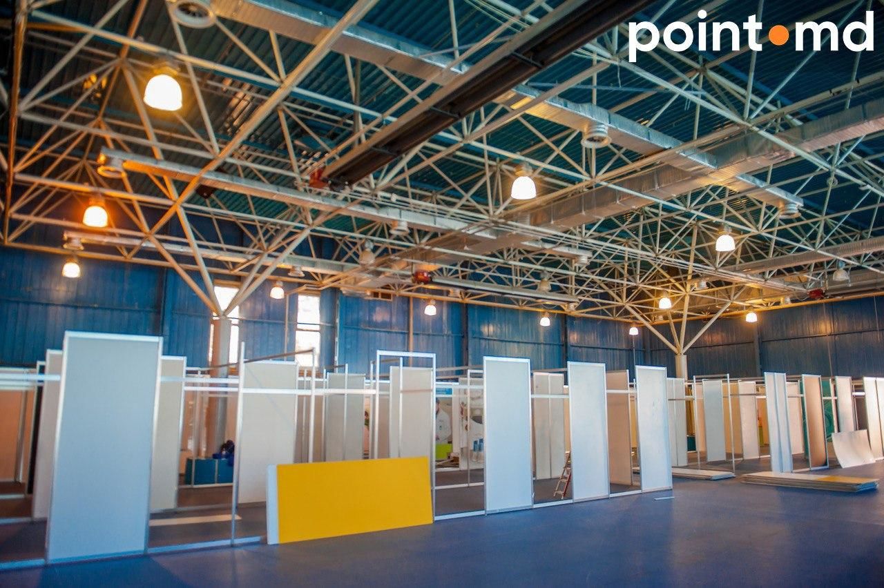 Центр приема пациентов с COVID-19 в Moldexpo готов на 90%