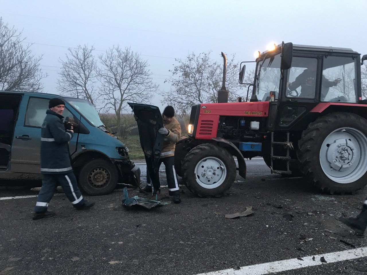 Grav accident la Ștefan Vodă: Un bărbat a murit pe loc