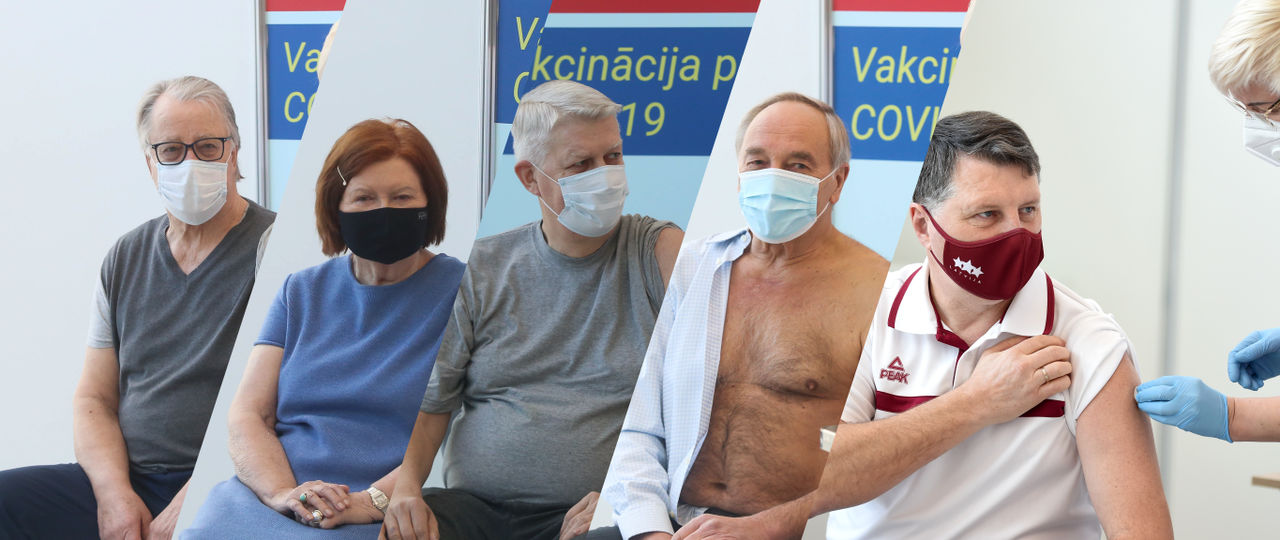 В Латвии получили прививку AstraZeneca бывшие президенты