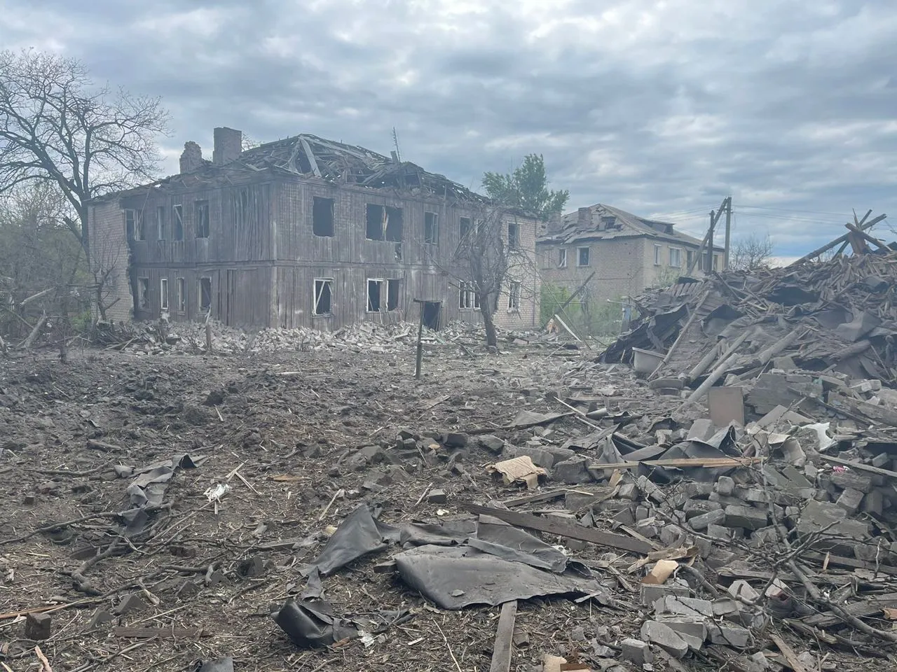 Обстрелян украинский город Торецк: ранены 9 человек
