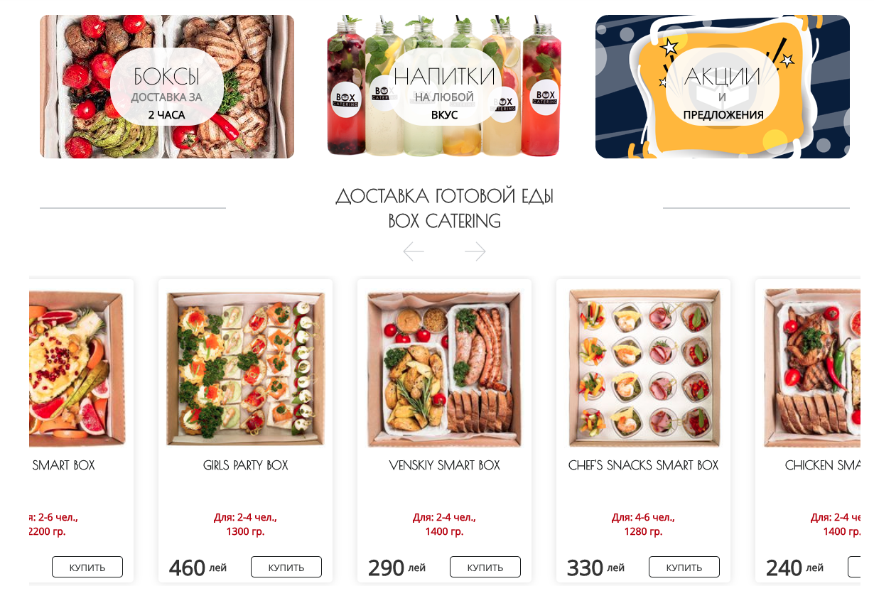 Кейтеринг от Box Catering: «С нами любое событие становится ярче» ®