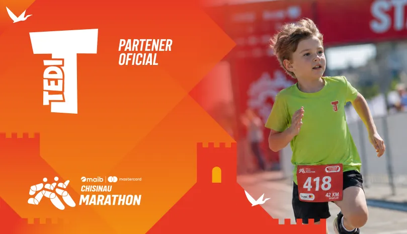 Tedi поддерживает активный образ жизни на maib | Mastercard Chisinau Marathon 2026
