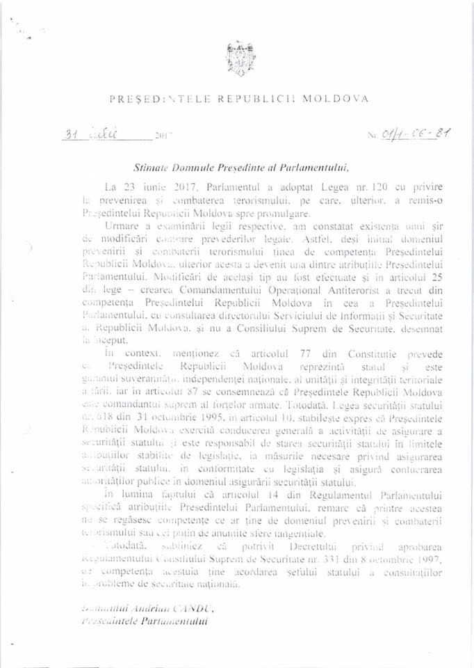 Додон рассказал, что скрывают отклоненные им законопроекты, на принятии которых настаивает ДПМ
