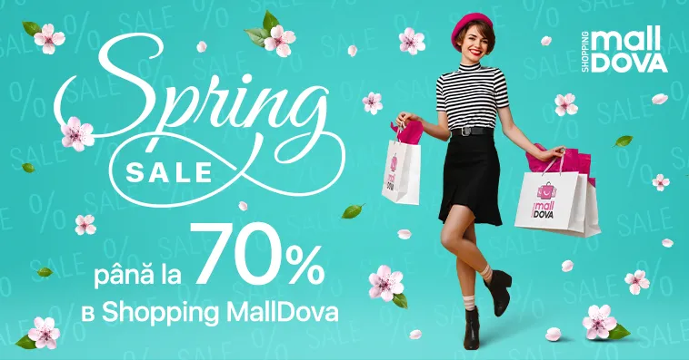Spring Sale la Shopping MallDova: Reduceri de până la 70%