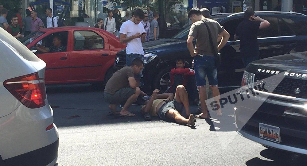Человека сбили в центре Кишинева