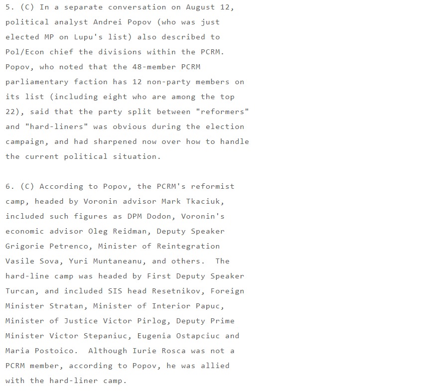 WikiLeaks: Додон готов был уйти из ПКРМ еще в 2009 году