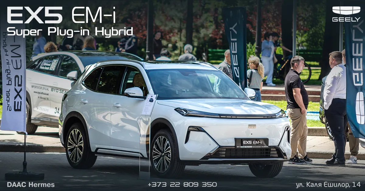 China Day в Кишинёве: Geely EX5 EM-i оказался в центре внимания гостей
