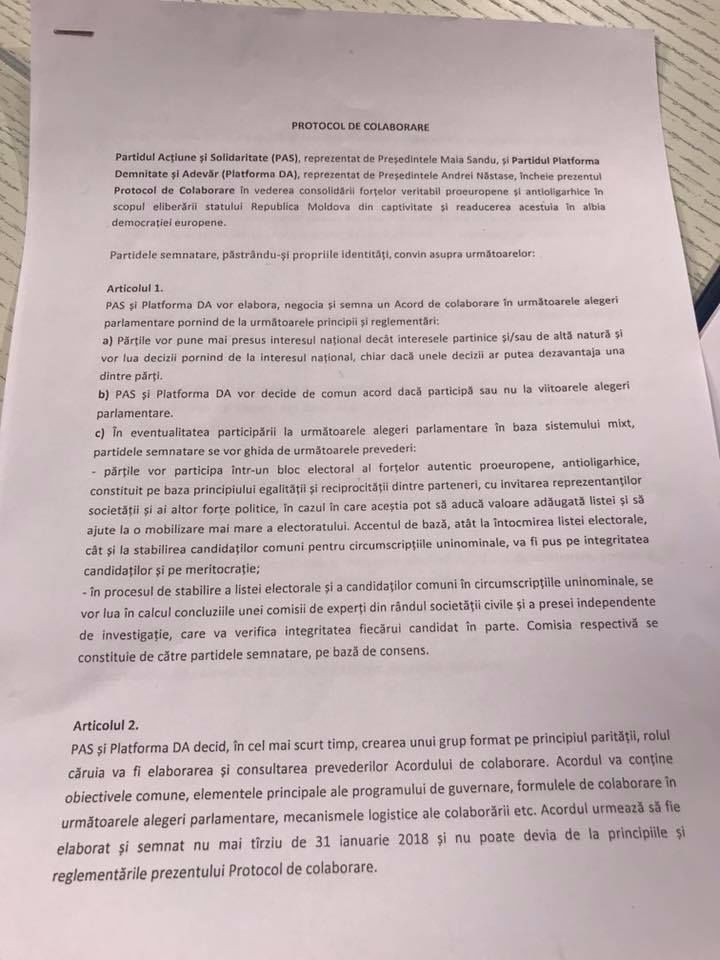PAS și PPDA vor colabora la următoarele alegeri parlamentare, potrivit unui protocol semnat între cele două partide