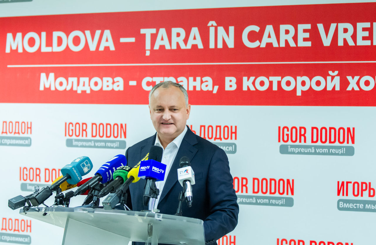 Додон: Я провел хорошую, спокойную кампанию, никого не критиковал