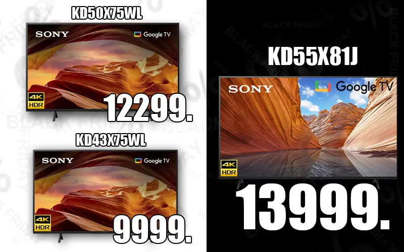 SonyCenter: Скидки в период Black Friday с 15 по 30 ноября