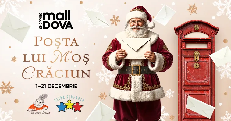 Aprinderea luminițelor la Shopping MallDova