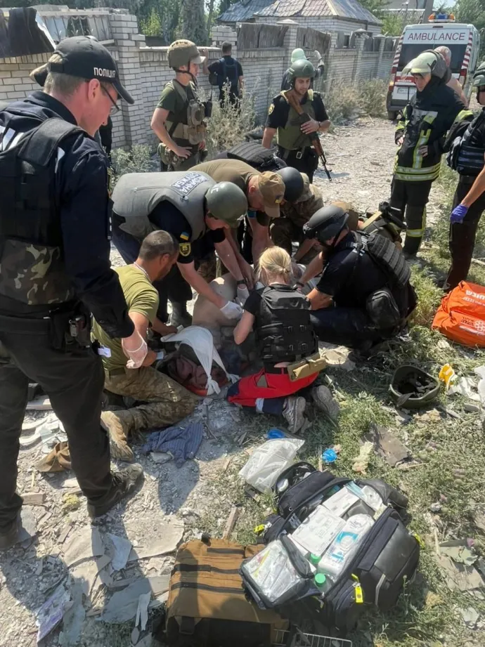 Ракетный удар нанесён по Краматорску: есть погибший и раненые