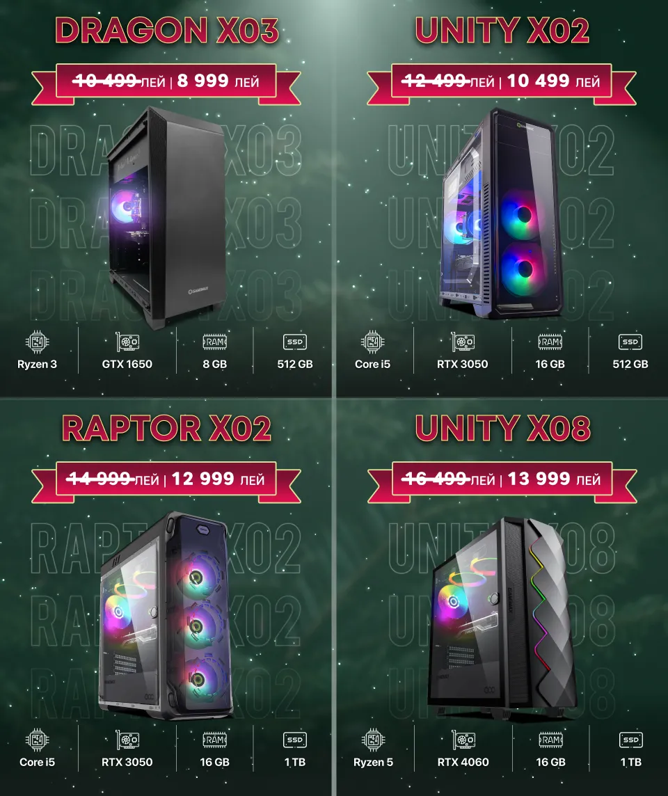 Xstore.md: Топовые компьютеры с эксклюзивными предложениями на праздники