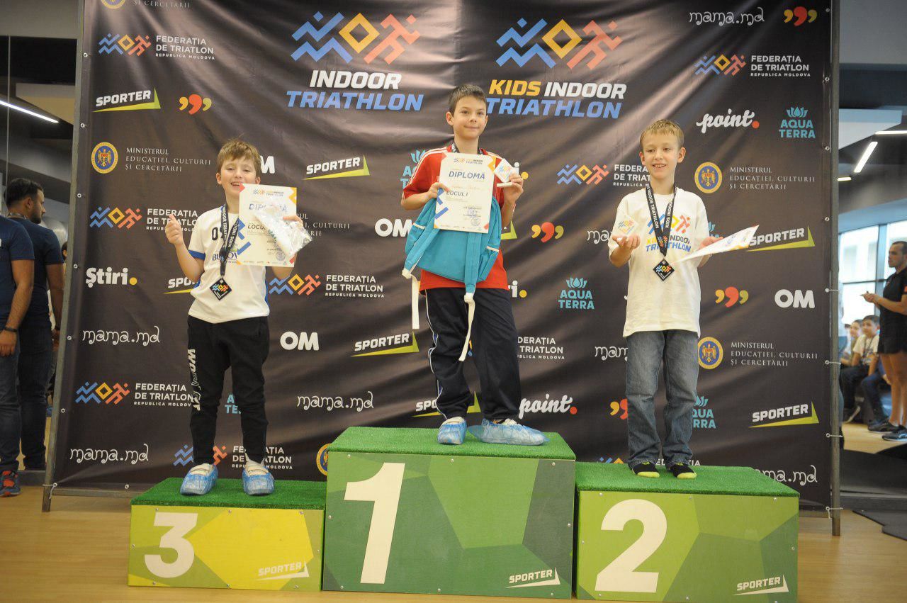 Стали известны победители Kids Indoor Triathlon