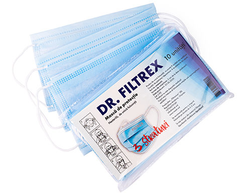 Dr. Filtrex – первый производитель масок в Молдове, получивший европейский сертификат
