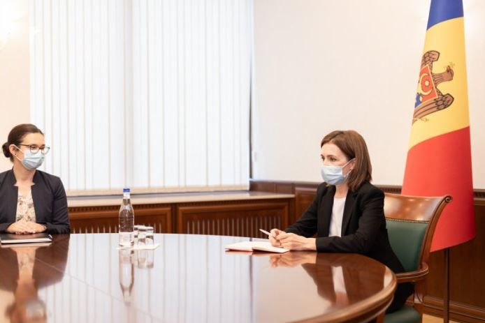 Майя Санду провела встречу с новым руководством офиса МРИ в Молдове
