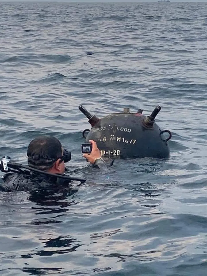 В Румынии обезвредили дрейфующую морскую мину