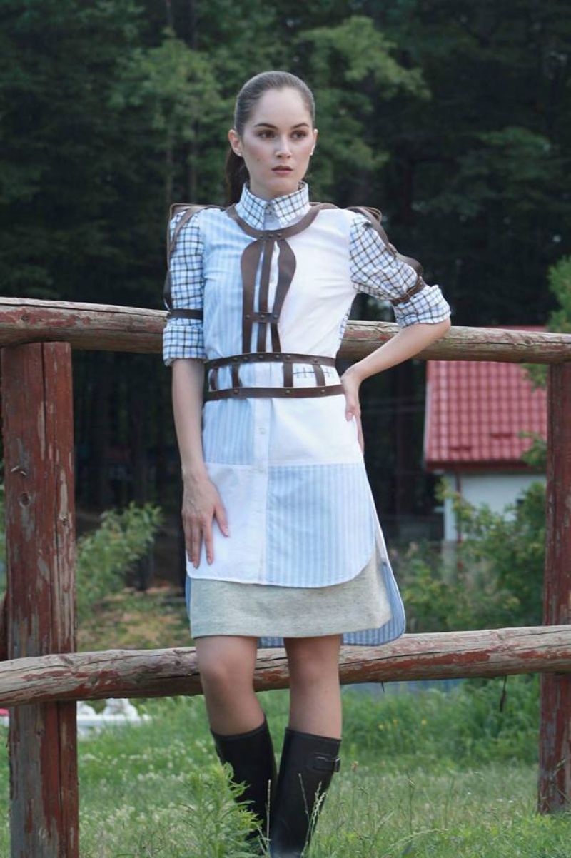 Студентка из РМ, учащаяся в Яссах создала коллекцию одежды в стиле дерби