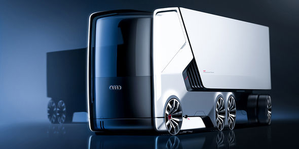Дизайнеры из СНГ представили концепт робогрузовика для Audi