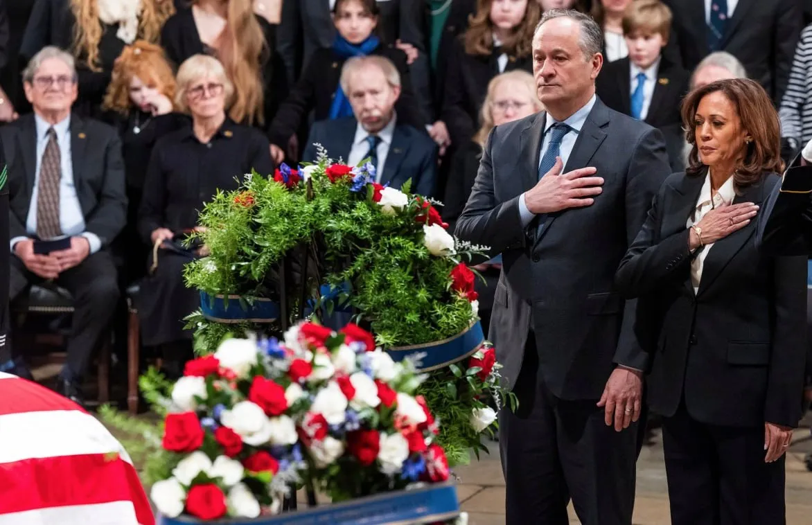 La ceremonia de rămas bun cu Jimmy Carter au participat cinci președinți ai SUA