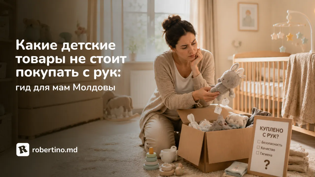 Б/у детские товары на барахолке — на чём нельзя экономить ради безопасности ребёнка, Robertino
