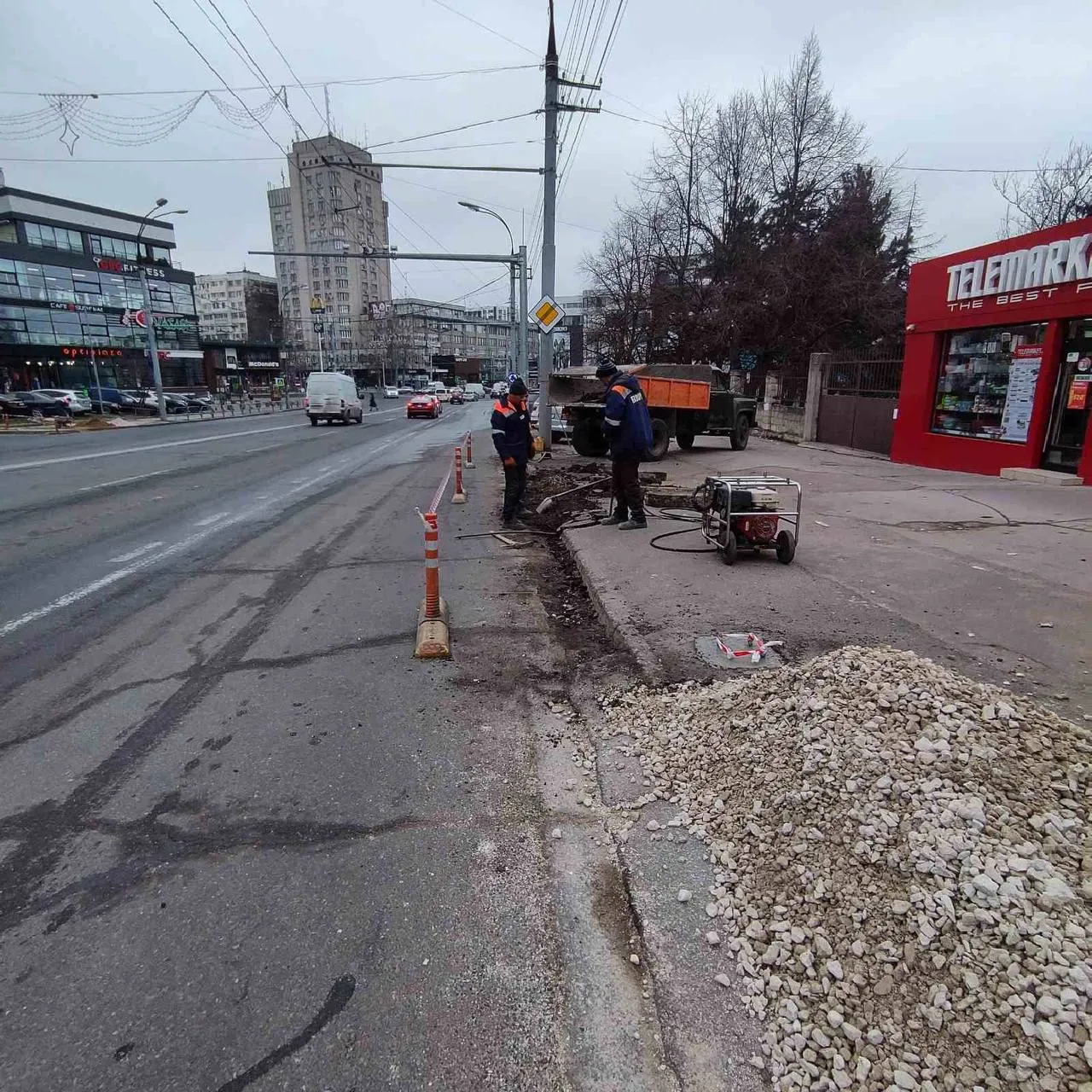 Пешеходный переход в столичном секторе Рышкановка заменят светофорами