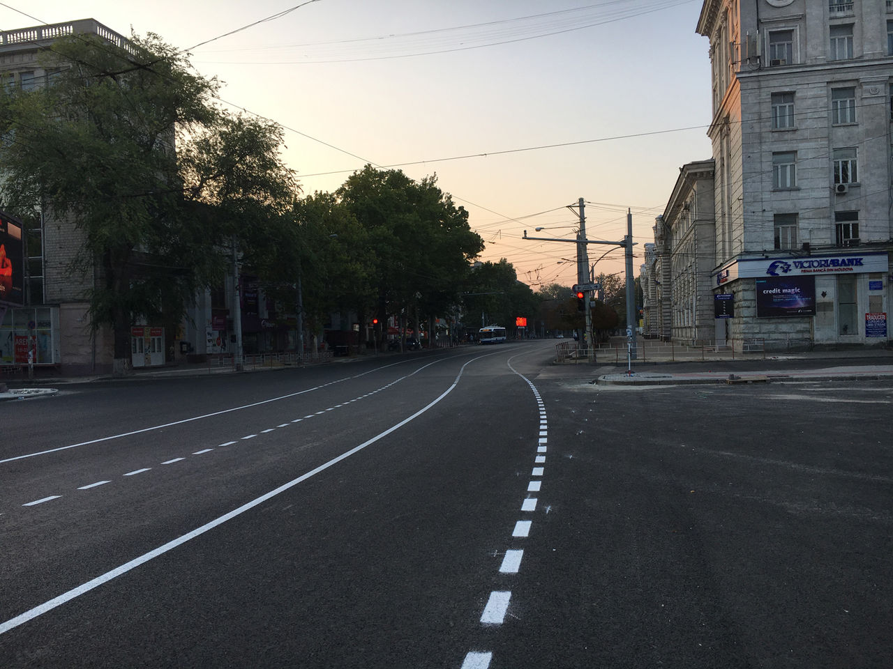Горожане шокированы кривой разметкой в центре Кишинева