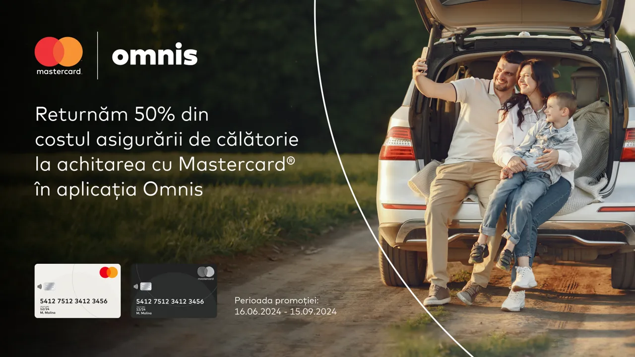 Экономьте с Omnis и Mastercard: получайте 50% кешбек от стоимости медицинской страховки
