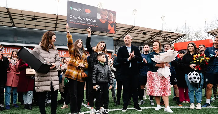 Maib и Mastercard объявили обладателя главного приза, который поедет на UEFA Champions League 2023