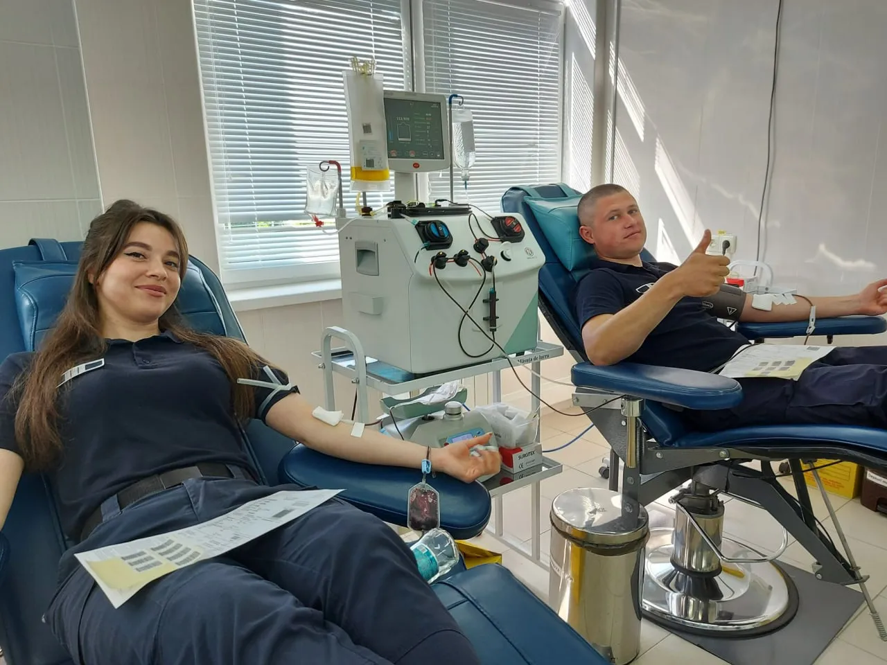 Более 400 пограничников Молдовы приняли участие в акции по сдаче крови