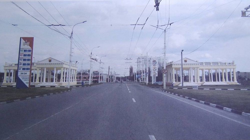 В Тирасполе ведутся работы по благоустройству въезда в город