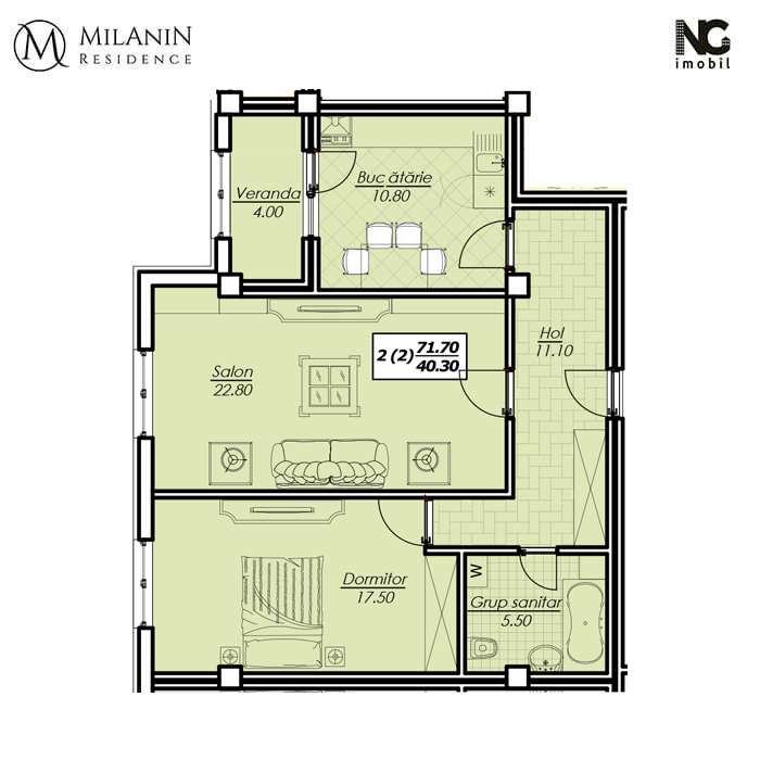 Milanin Residence: Квартиры в центре под ключ, ремонт и дизайн включены ®