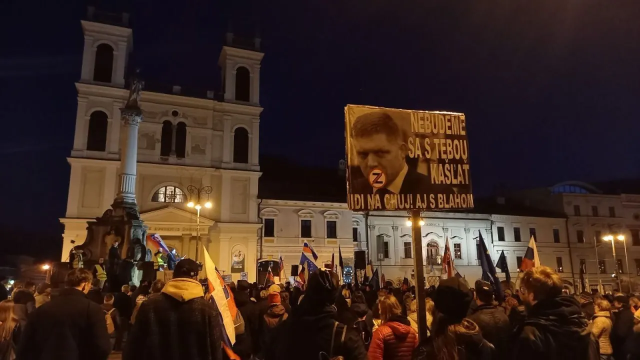 В Словакии вновь прошли митинги против Фицо
