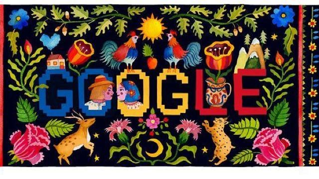 Google выпустил специальной логотип к Национальному дню Румынии