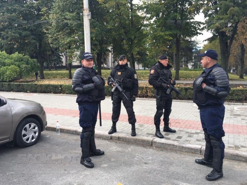 Порядок в центре Кишинева охраняет Fulger