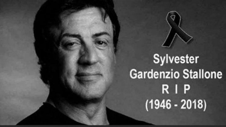 Stallone, victima unei ştiri false: Moartea sa, anunțată pe Internet