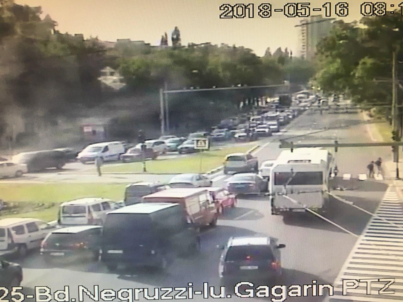 Служба InfoTrafic сообщила об улицах Кишинева с затрудненным движением