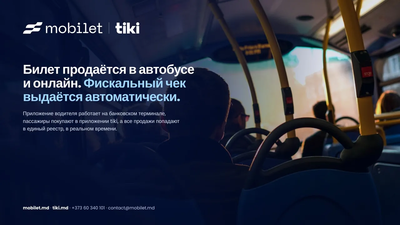 Mobilet: Запущена молдавская платформа, которая упрощает работу пассажирских перевозчиков