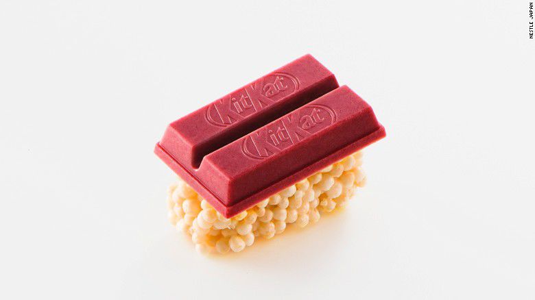В Японии появились шоколадные суши с KitKat