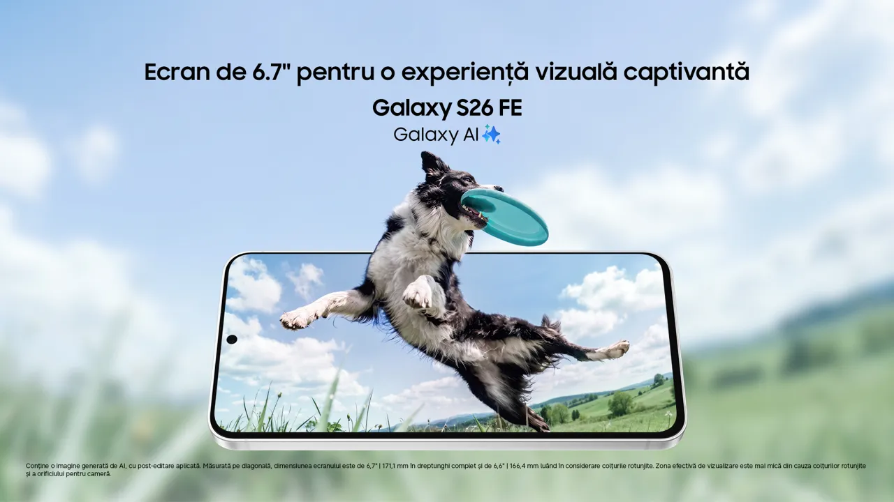 Samsung Galaxy S26 FE: Cea mai nouă experiență flagship, axată pe ceea ce contează cu adevărat