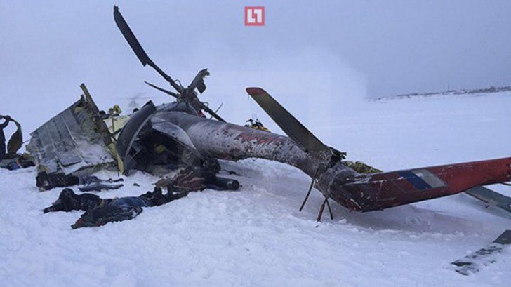 Nou accident aviatic în Rusia. Un elicopter a luat foc în timpul aterizării forțate