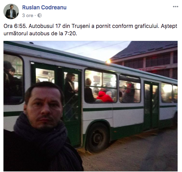 Жителям Трушен выделили новый автобус, который свяжет село с Кишиневом