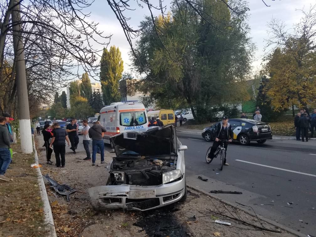 Серьезная авария произошла на улице Сармизеджетуса в столице