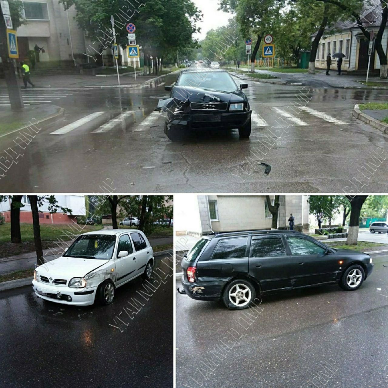 В аварии в Тирасполе и Бендерах повреждены 5 автомобилей