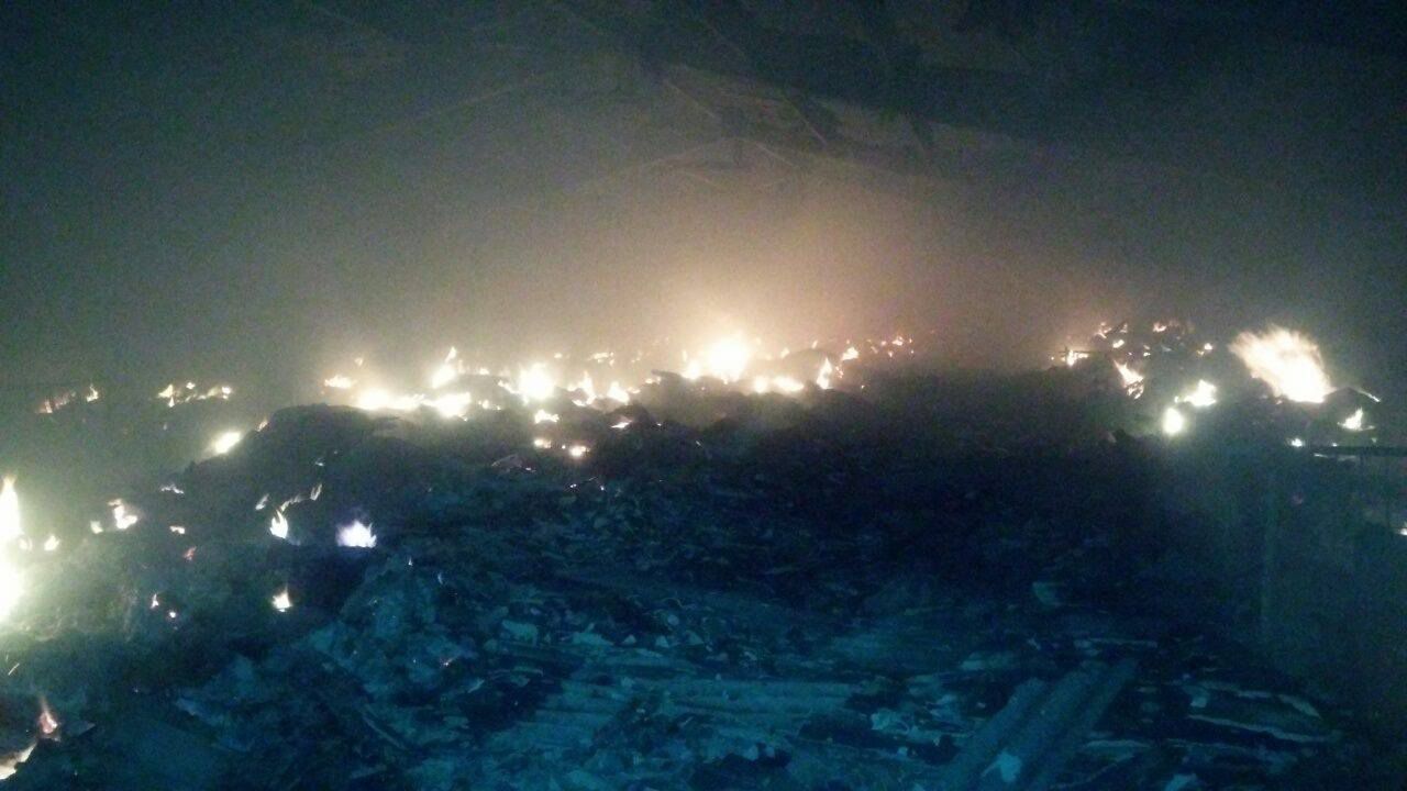 В селе Маркулешты Флорештского района сгорел склад сена