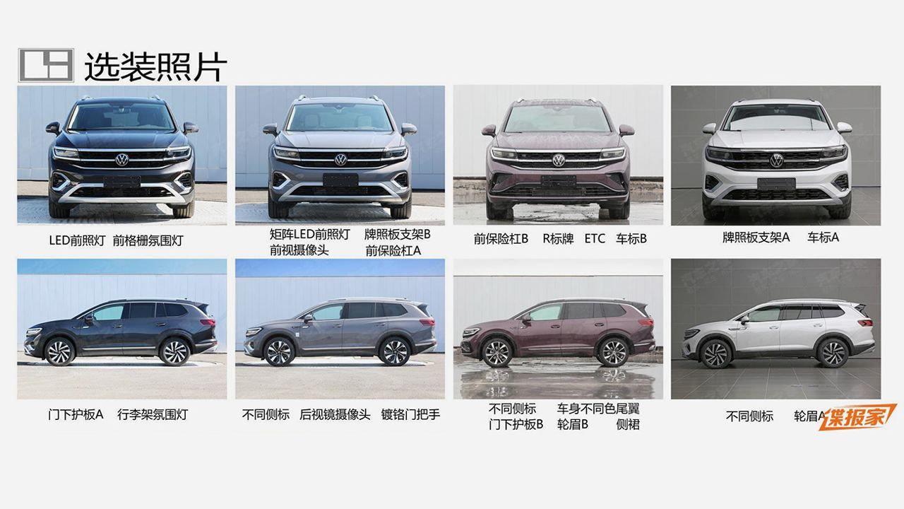Самый большой кроссовер Volkswagen назвали Talagon