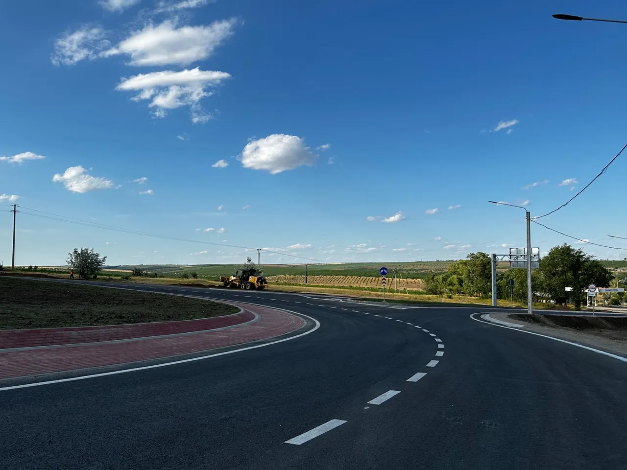 Construcția drumului Chișinău-Giurgiulești, pe jumătate finalizată